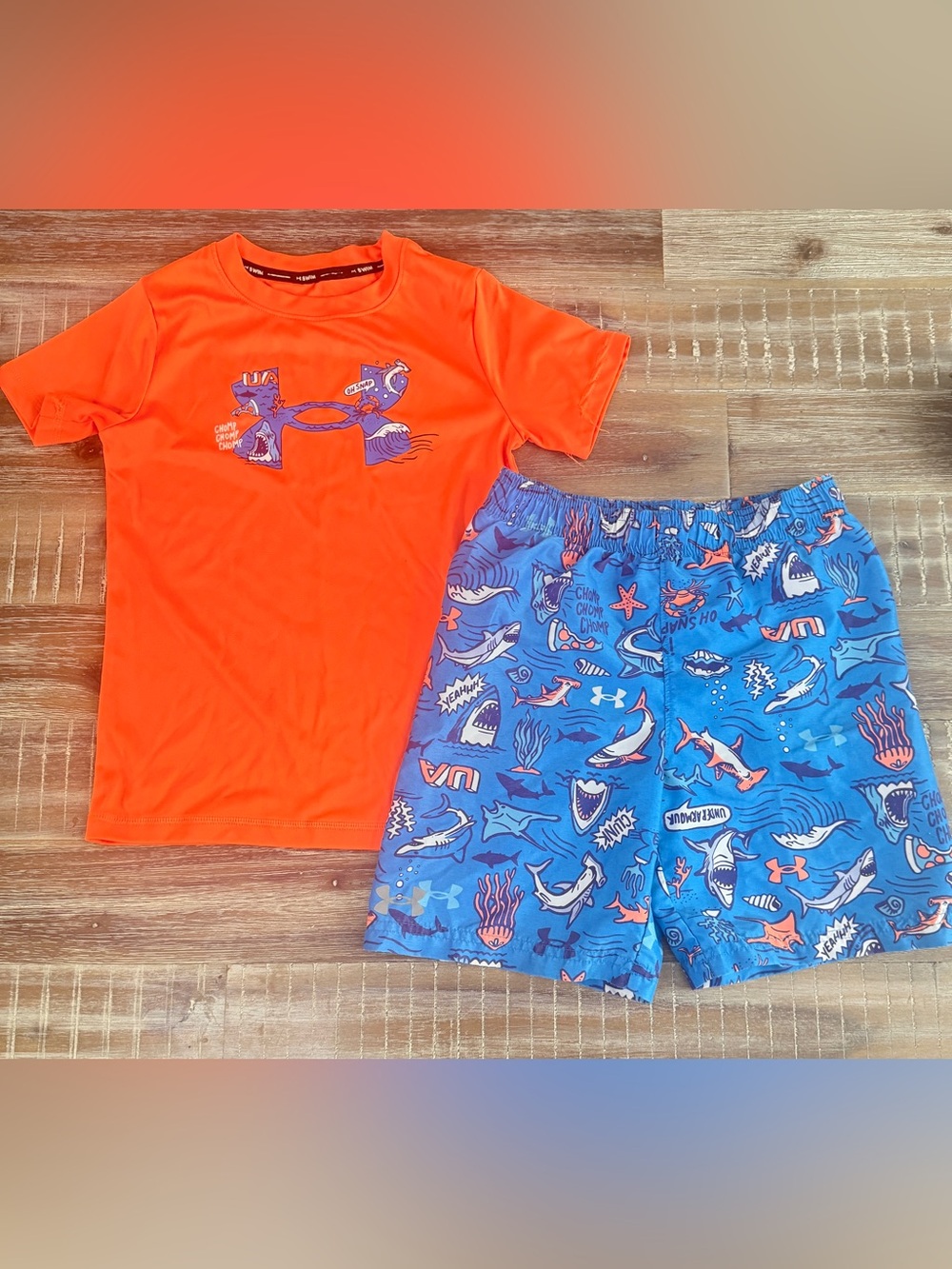 Under Armour Boys Swim Set size 7